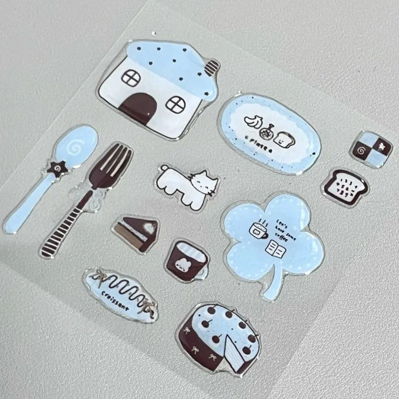 Pegatinas 3D de silicona para álbum y diario infantil creativo - imagen 3