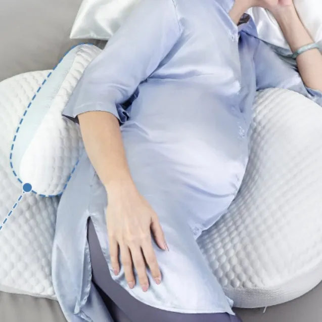 Almohada ergonómica de embarazo con soporte lumbar y abdominal - imagen 2