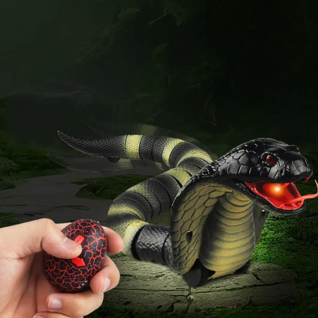 Juguete serpiente con control remoto y cascabel para fiestas infantiles - imagen 4