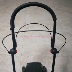 Carrito bebé con soporte de hierro largo para paseo cómodo y seguro