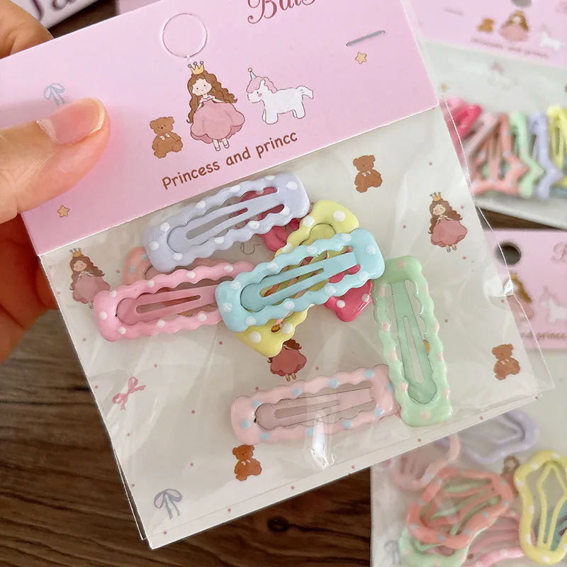 Pinzas estilo estrella con efecto goteo de colores