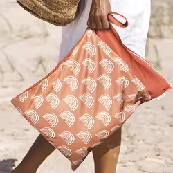 Bolsa para pañales impermeable húmedo-seco con doble cremallera