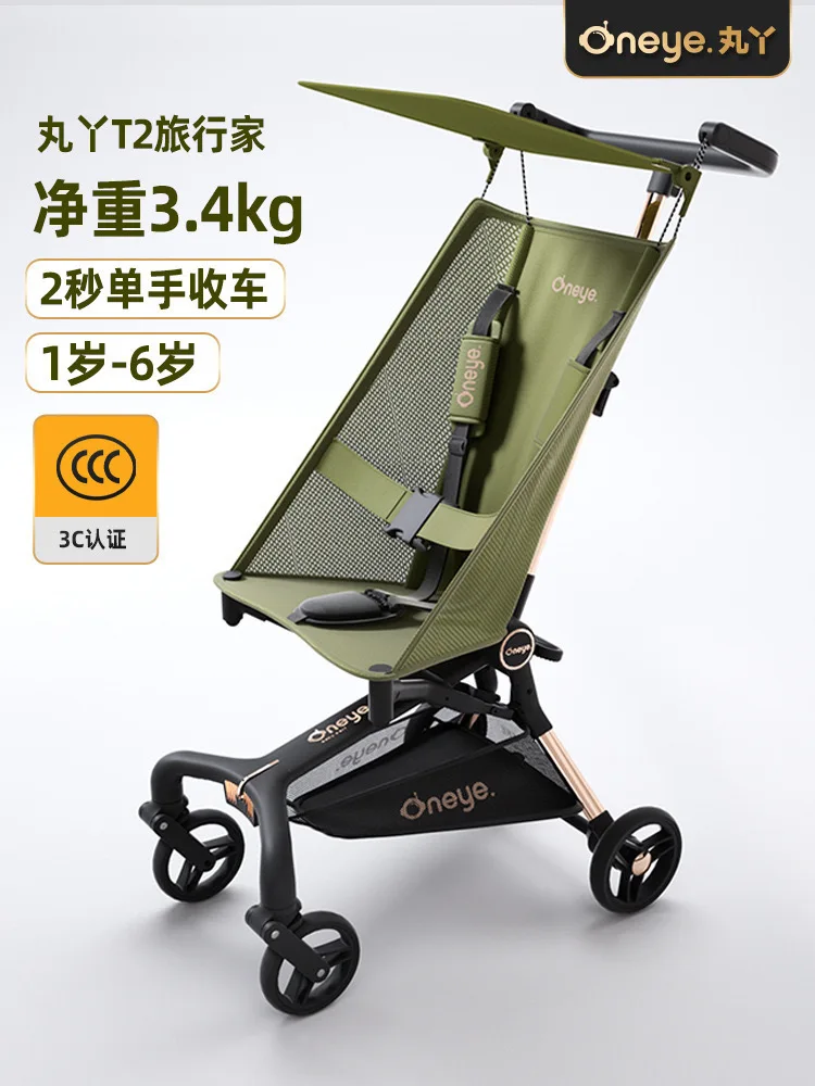 Cochecito de bebé ligero y plegable para paseos diarios - imagen 3