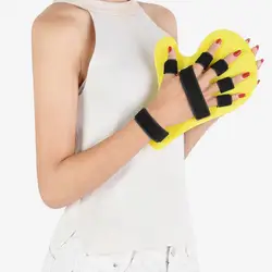 Guantes ortopédicos ajustables con soporte para dedos y férula
