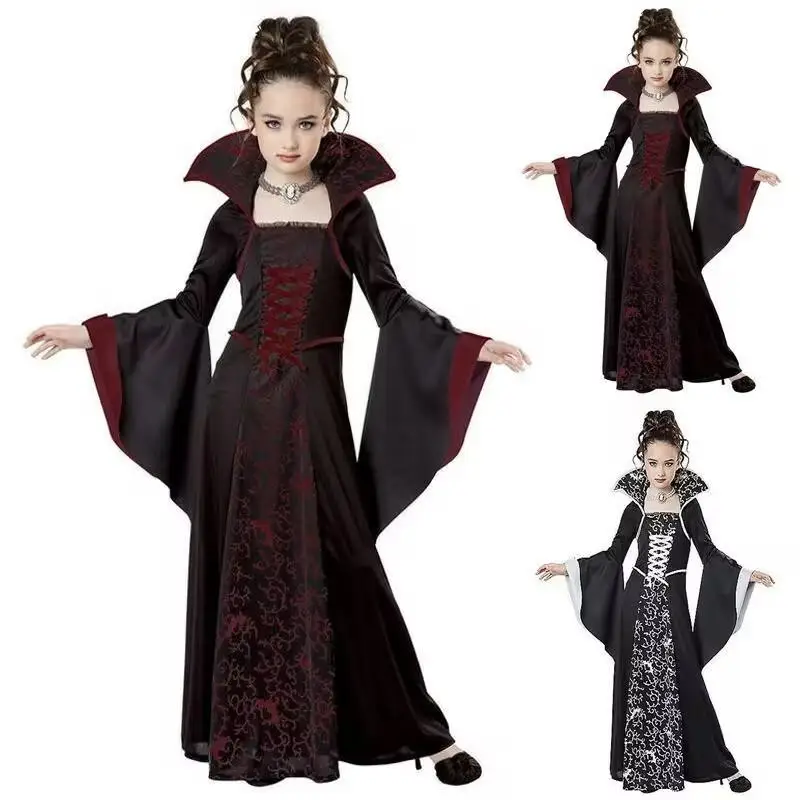 Vestido de Halloween princesa para fiesta y cumpleaños infantil elegante - imagen 4