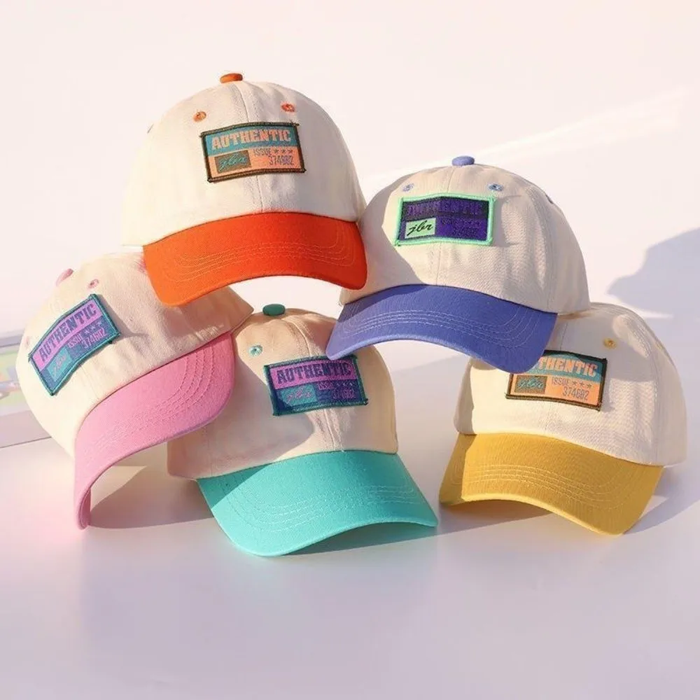 Gorra de béisbol transpirable para niños con visera y bordado - imagen 5