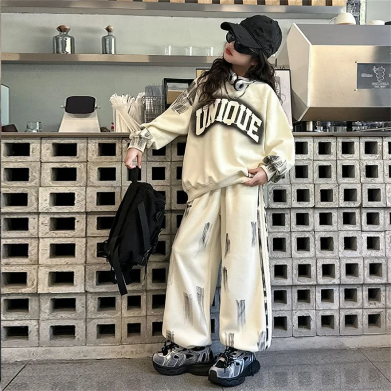 Conjunto de suéter y pantalón infantil de dos piezas para otoño - imagen 5