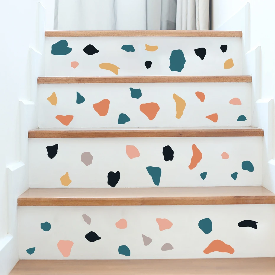 Calcomanías de terrazo para pared infantil – adhesivos removibles - imagen 3