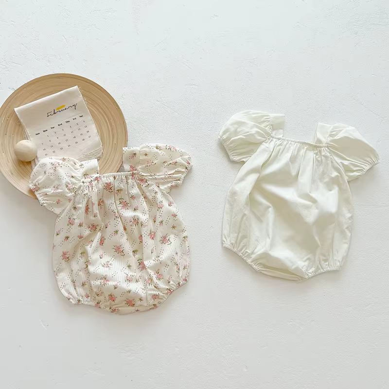 Milangel Body de Verano para Bebé Niña con Manga Abombada - imagen 3