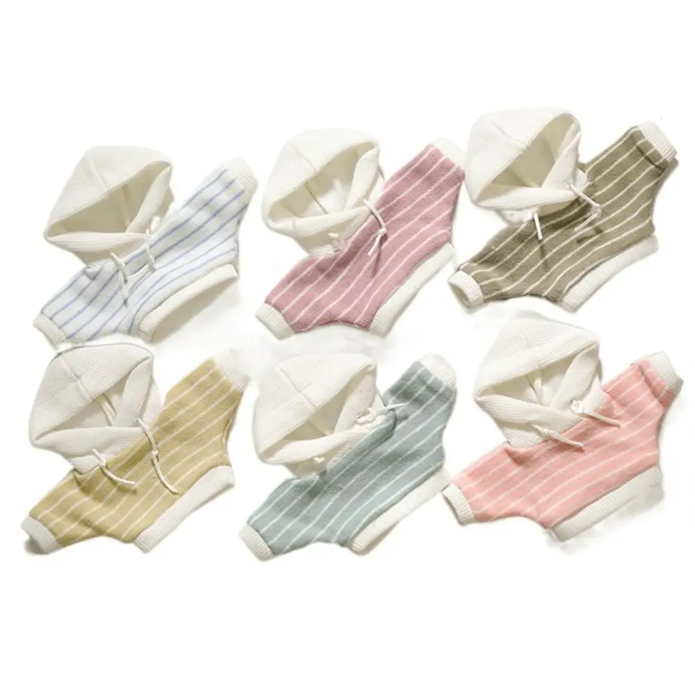 Ropa de muñecas de algodón: camiseta interior y sudadera lisa - imagen 5