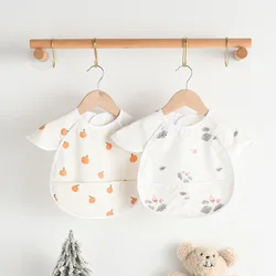 Babero bandana impermeable para bebé – Manga corta suave