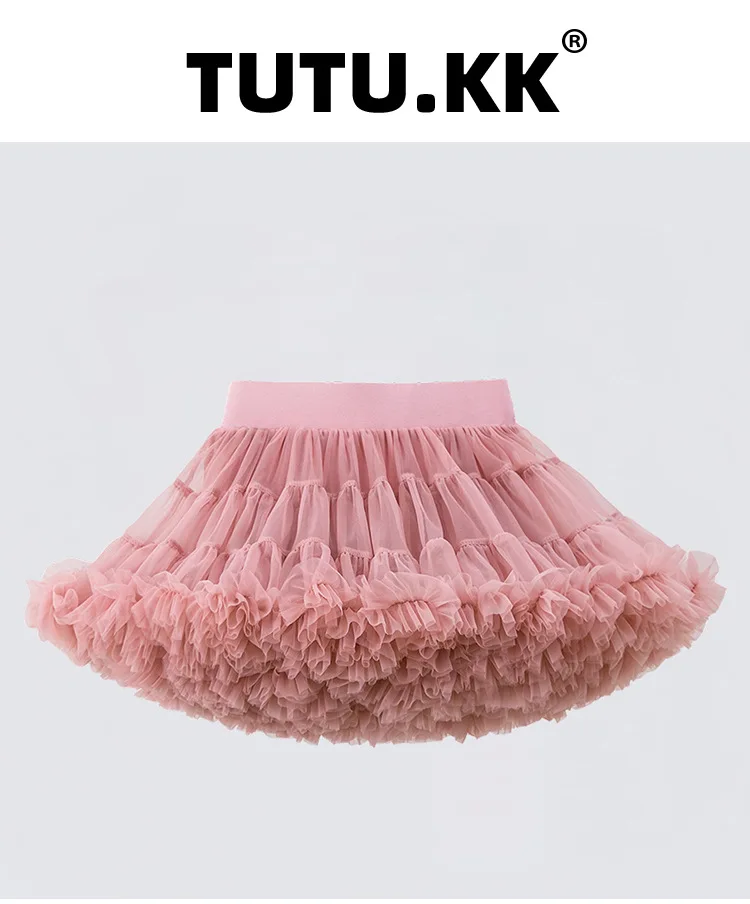 Falda tutú de clase A en tono blush