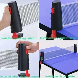 Red de ping pong portátil retráctil para tenis de mesa