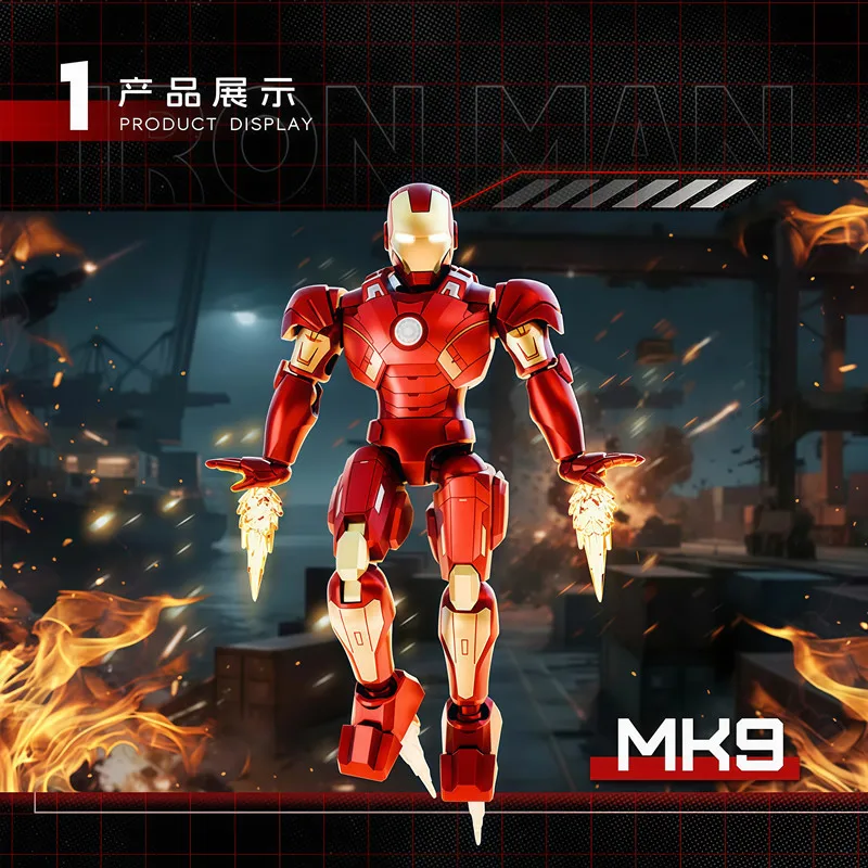 Figura de acción Iron Man coleccionable de los Vengadores - imagen 3