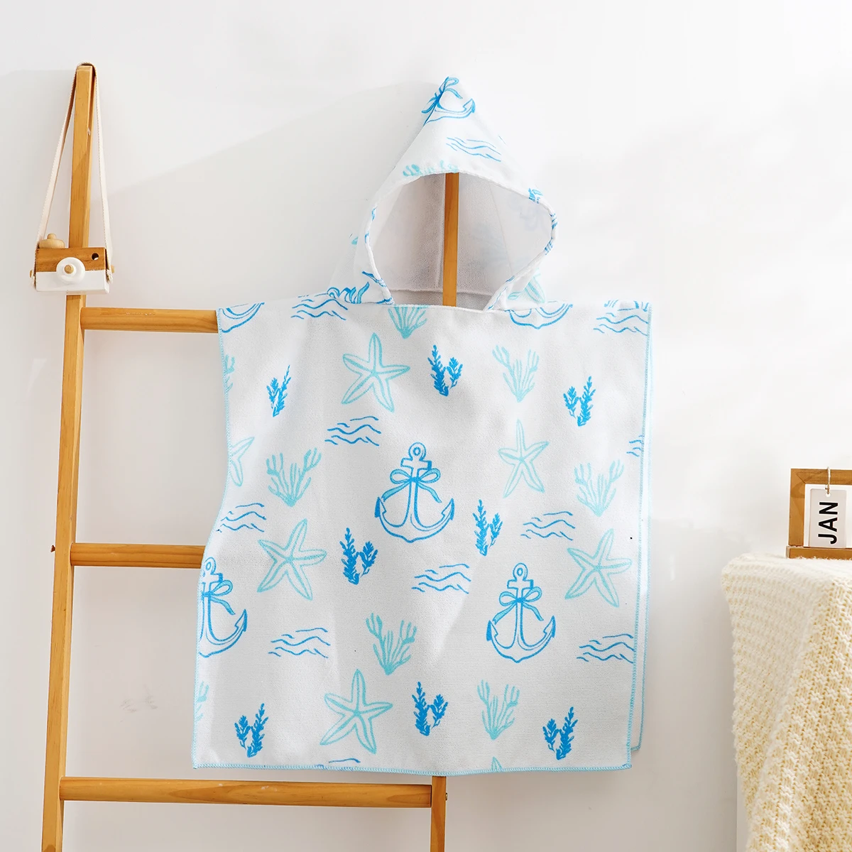 Albornoz de baño bebé con secado rápido para playa y súper absorbente - imagen 5