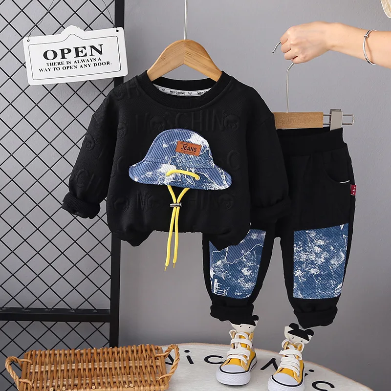 Conjunto de ropa de bebé niña primavera y otoño manga larga y pantalón - imagen 3