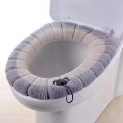 Funda asiento inodoro vvocci lavable térmica para invierno con asa