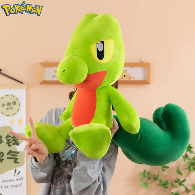 Peluche Treecko Pokémon grande suave para regalos infantiles