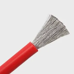 Conectores de batería de litio de silicona con cable flexible