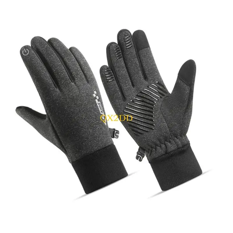 QX2D Guantes de esquí infantiles con pantalla táctil térmica gruesa - imagen 5