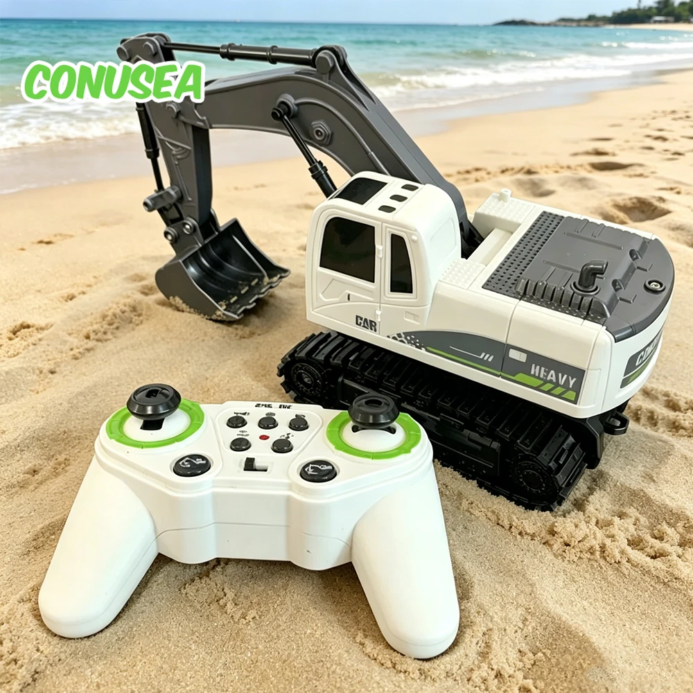 Camión excavadora RC de control remoto para niños ingeniería
