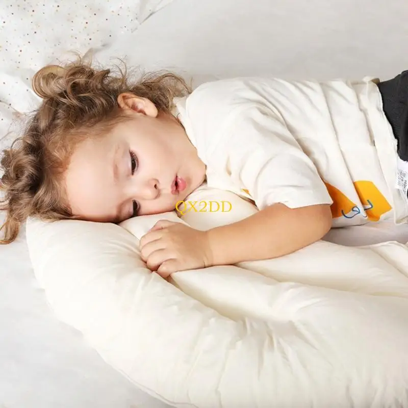 Almohada infantil forma luna de algodón cómoda y fácil limpieza - imagen 2