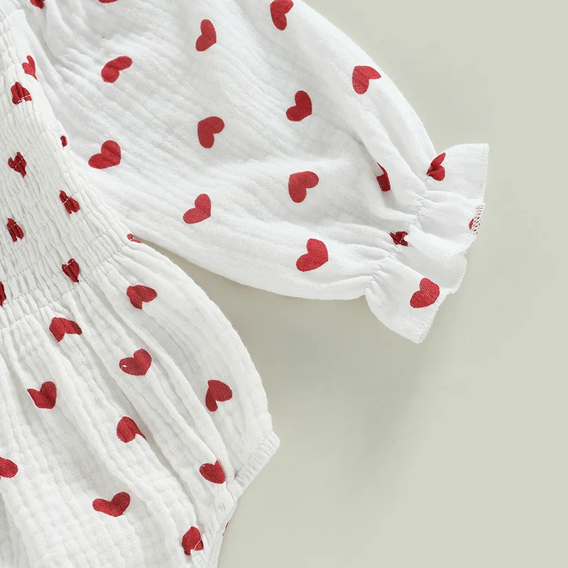 Pelele niñas San Valentín tallas disponibles