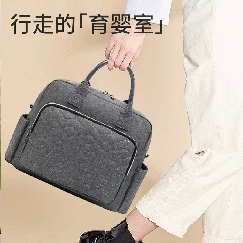 Bolsa de maternidad cruzada de gran capacidad con hombro - imagen 4
