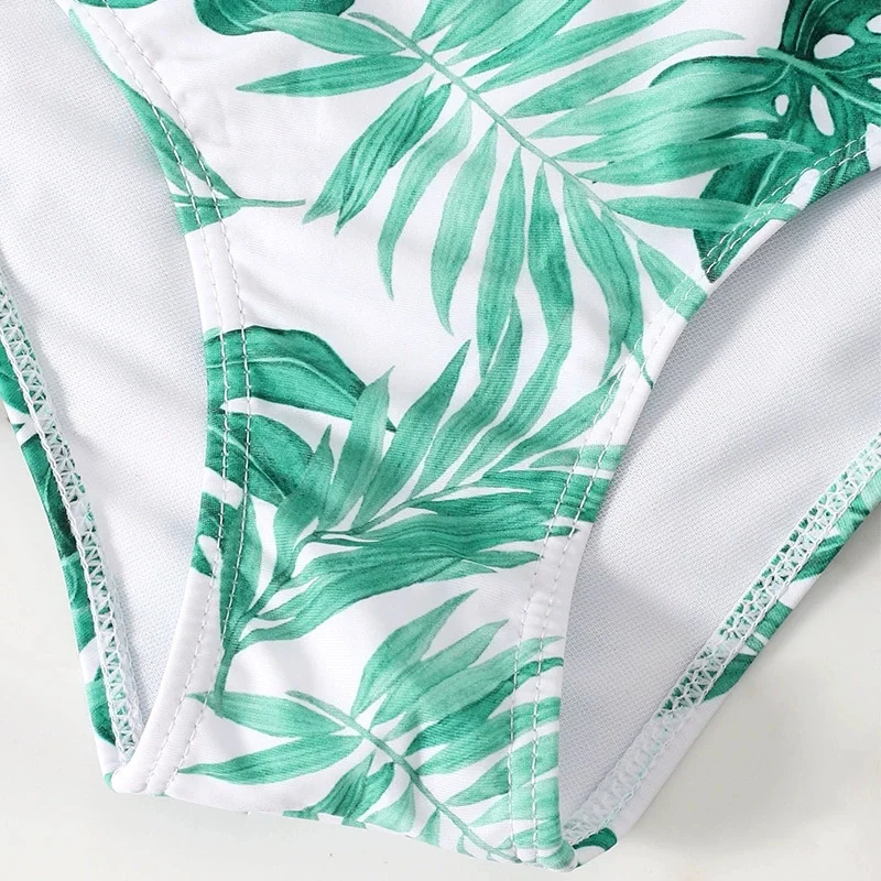 Conjunto de traje de baño estampado para niña – Verano moda playa - imagen 5