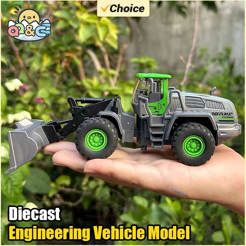 Grúa mezcladora de construcción en metal fundido a presión para niños - imagen 4