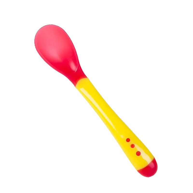 Juego de cuchara y tenedor térmicos para bebé – Cabezal suave