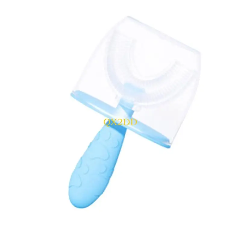 QX2D cepillo de dientes silicona para niños suave masticable - imagen 4