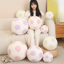 Cojín de peluche balón de fútbol suave y esponjoso para niños