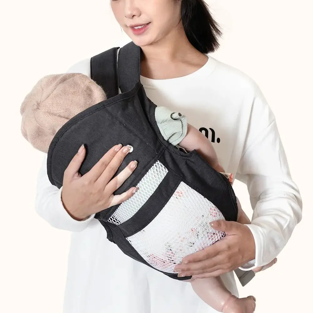 Portabebés ergonómico multifunción para hombro, delantera y trasera - imagen 4