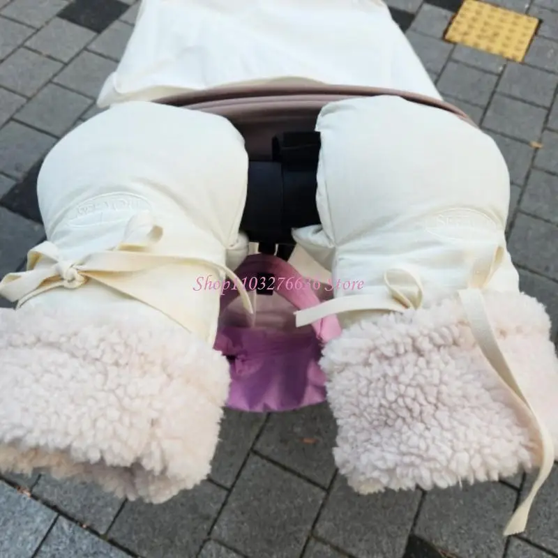 Guantes de lana para cochecito – Protectores térmicos suaves
