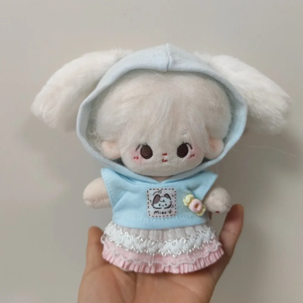 Camiseta de erizo para muñecas de algodón con gorro a rayas adorable