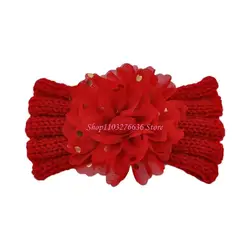Diadema bebé tejida tipo turbante para recién nacido