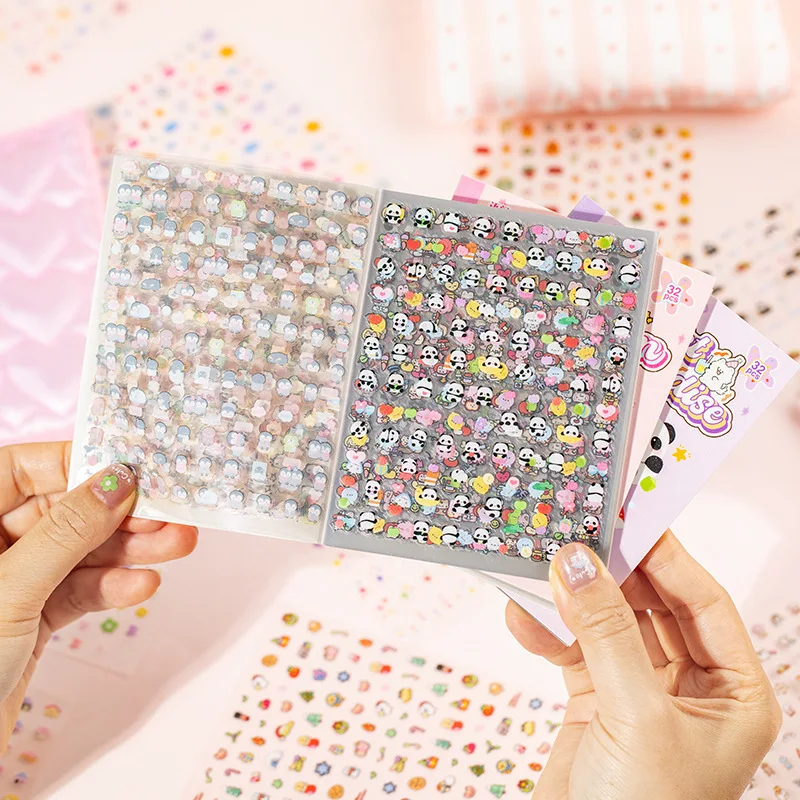 Pegatinas infantiles para diario y álbum de recortes, manualidades
