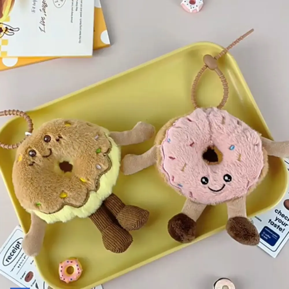 Llavero de peluche donut tierno y suave para llaves - imagen 5