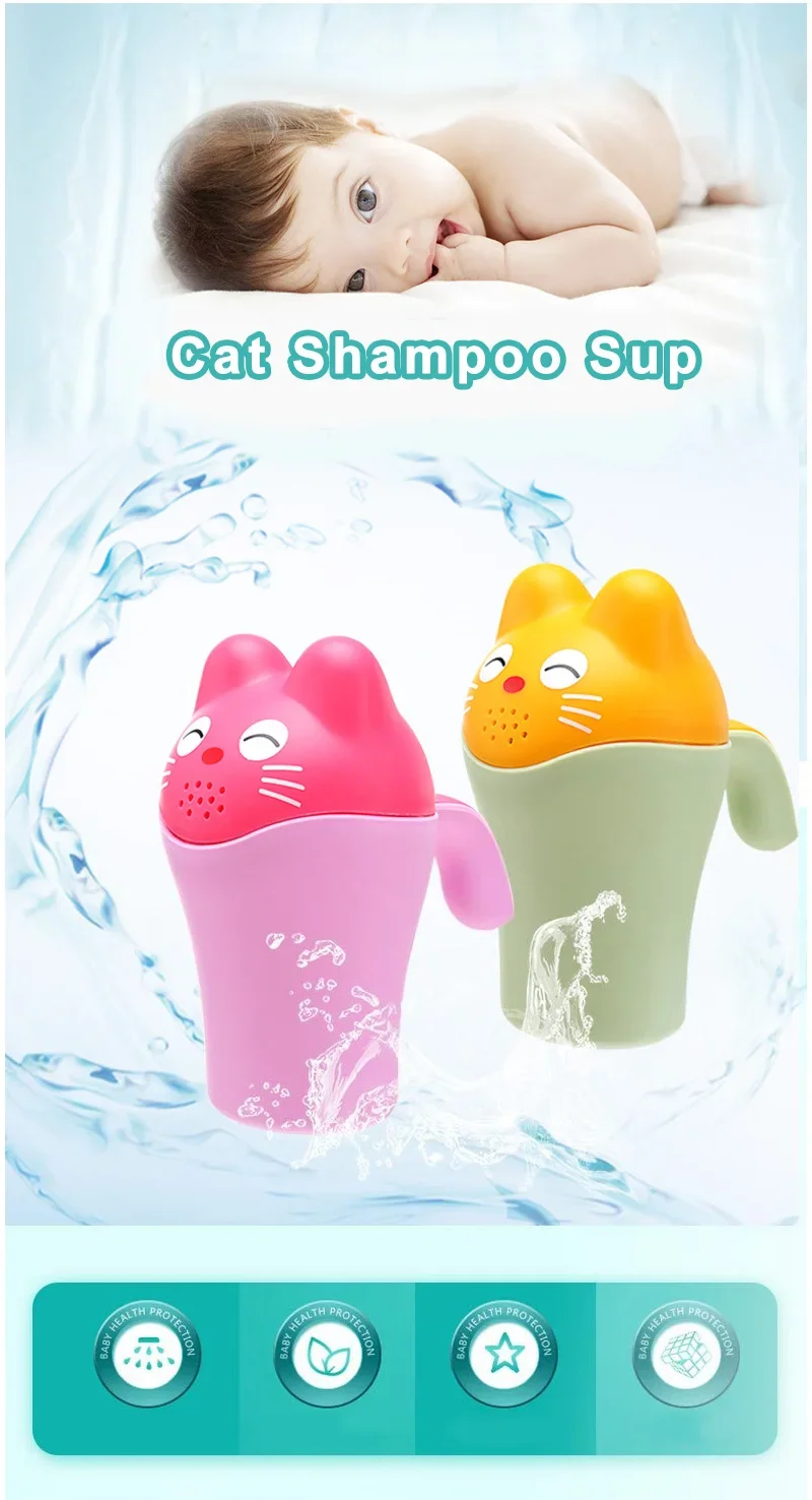 Taza de baño con diseño de oso y asa