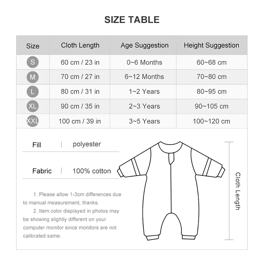Pijama invierno manga extrayible para niños – Cremallera 3 vías - imagen 4