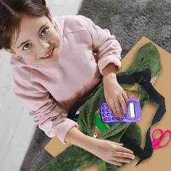 Mochila dinosaurio T-Rex de felpa para niños – correas ajustables
