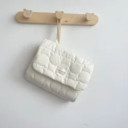 Funda cambiador portátil bebé – Diseño oso beige plegable