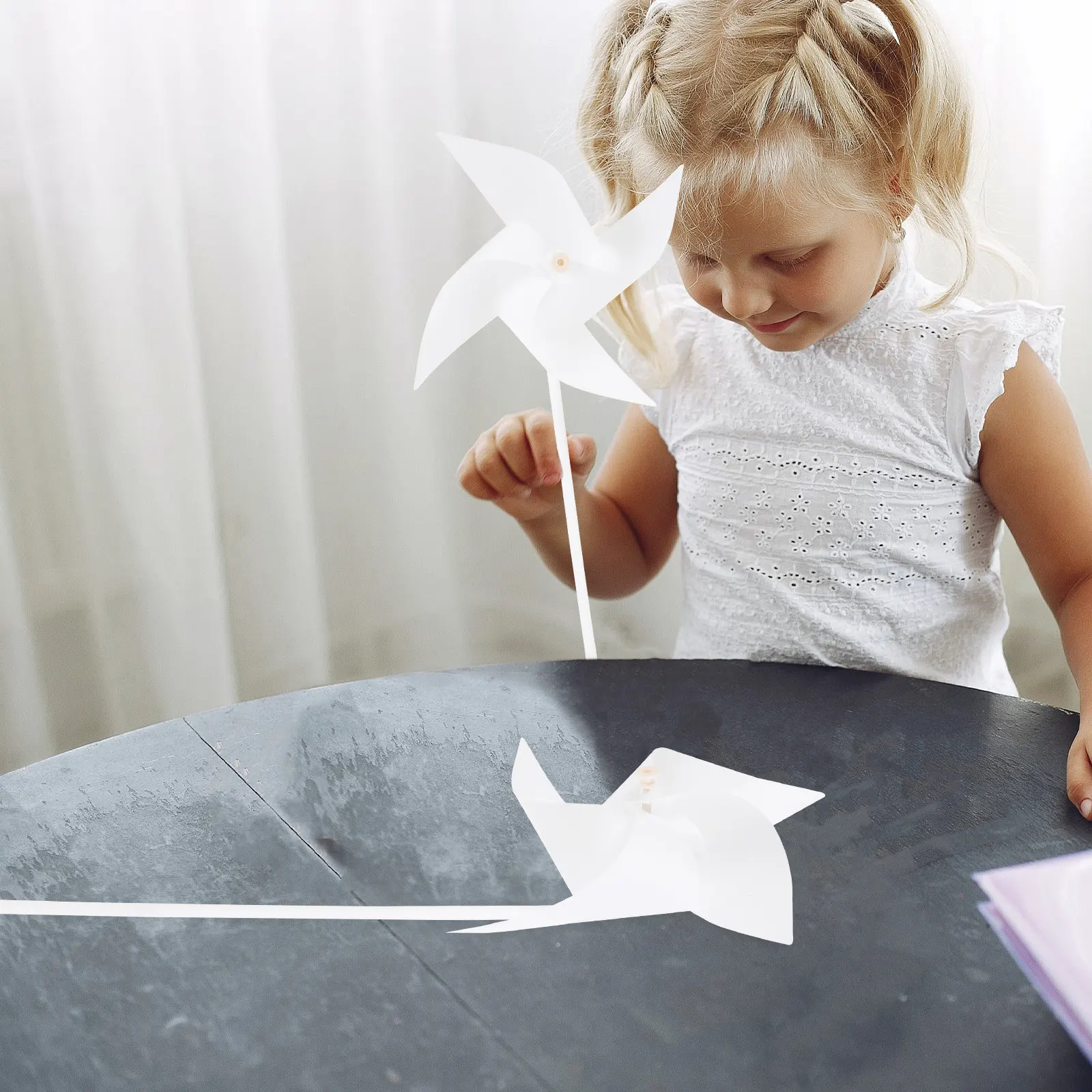 Kit de manualidades para niños: molinos viento graffiti - imagen 2