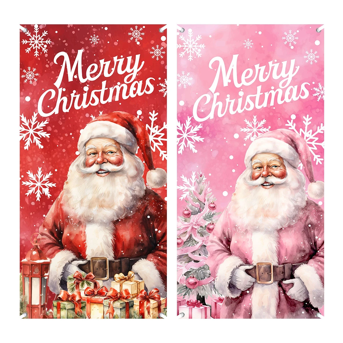 Cartel de puerta Santa Claus – Decoración navideña para el hogar - imagen 4