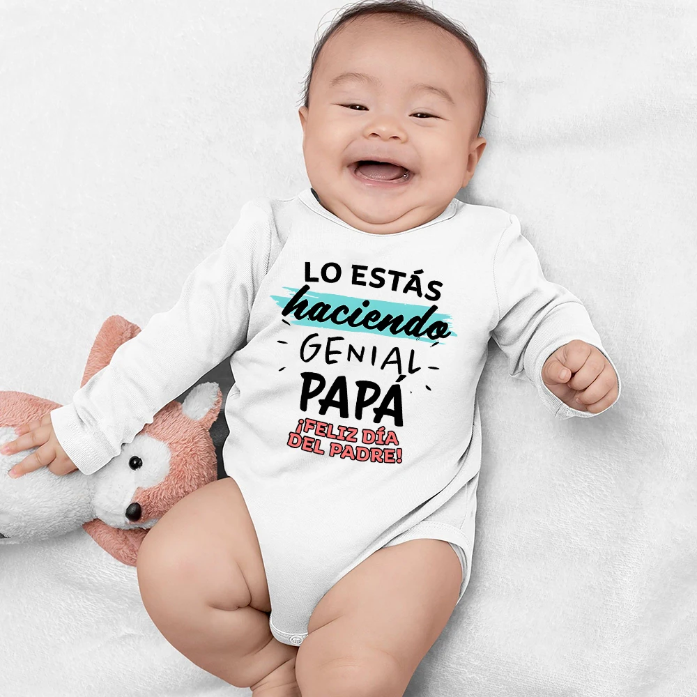 Pelele estampado de algodón suave para bebé - imagen 4