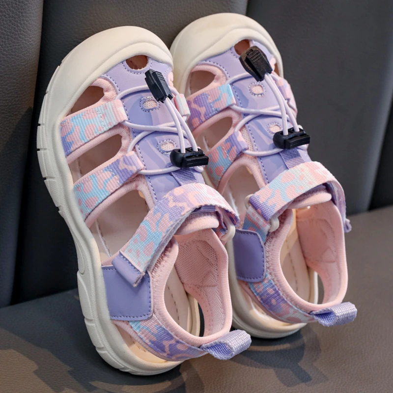 Sandalias deportivas planas con tiras suaves para niños - imagen 2