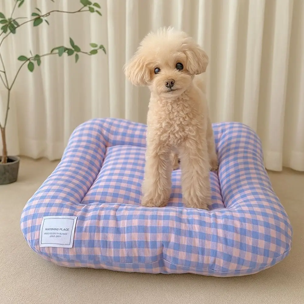 Cama tipo macaron antideslizante, suave y cómoda para perros y gatos - imagen 3