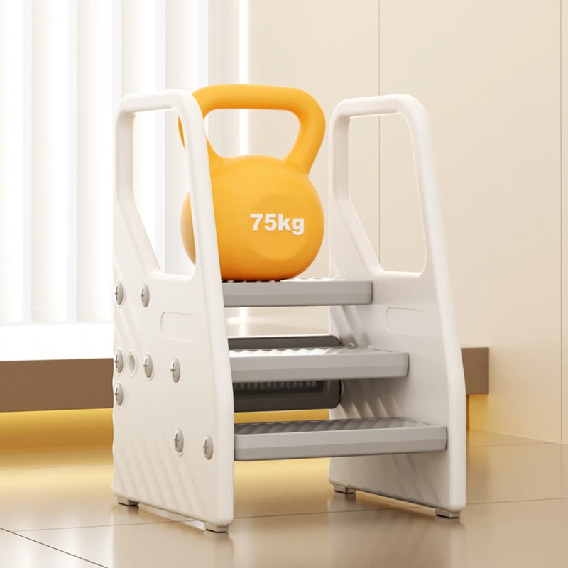 Taburete de baño infantil con base antideslizante y ajustable - imagen 4