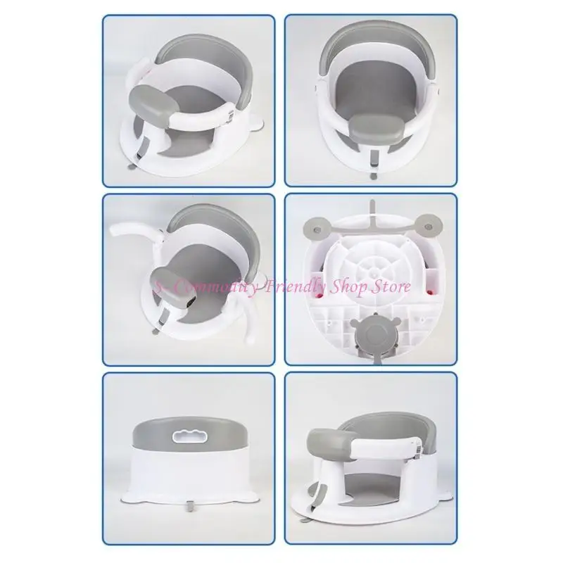 Silla de baño 85AE para bebé: taburete bañera envolvente
